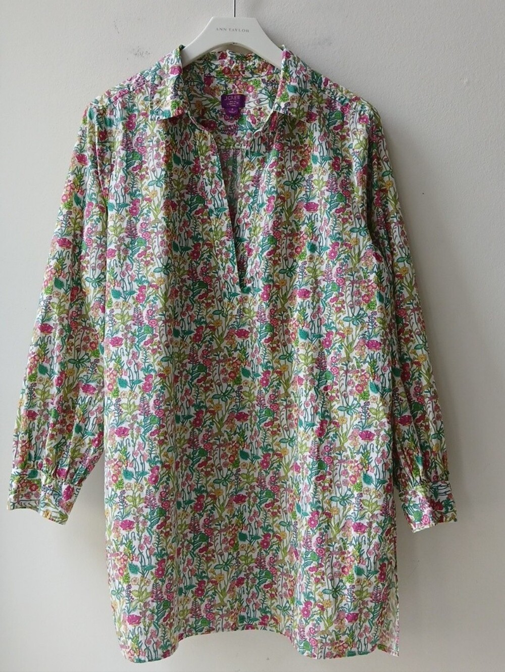 J. Crew Tunic Top Liberty Print Women's Small